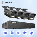 ANNKE-Système de Vidéosurveillance POE Ultra HD 3K, 8 Canaux, Enregistreur NVR 6MP, Caméras de Sécurité 5MP, Kit de Vidéosurveillance Intelligent avec Lumières pour Touristes 1