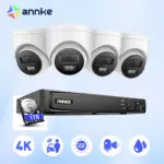 ANNKE – système de vidéosurveillance 4K POE, 8CH, H.265 + 8MP, NVR, avec caméra de sécurité 4K, Kit d'enregistrement Audio, caméra Ip 8MP 1
